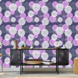 Papier Peint Motif Floral Coloré – Image 5