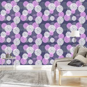 Papier Peint Motif Floral Coloré – Image 3