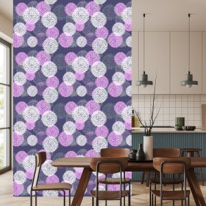 Papier Peint Motif Floral Coloré – Image 4