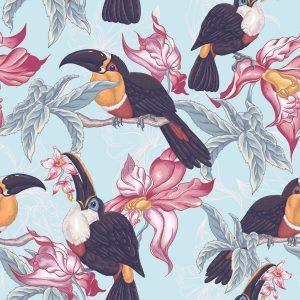 Papier Peint Toucans I. – Image 1