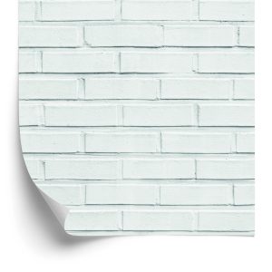 Papier Peint Brique Blanche Et Grise – Image 2