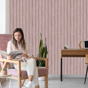 Papier Peint Planches De Bois Aux Couleurs Pastel – Image 7