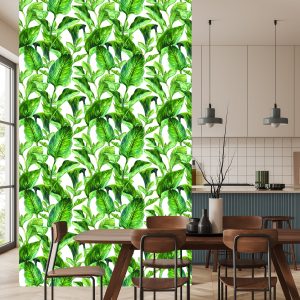 Papier Peint Feuilles Tropicales Aquarelles – Image 4