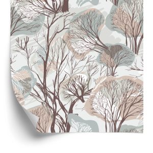 Papier Peint Arbres Dans La Forêt D'automne – Image 2