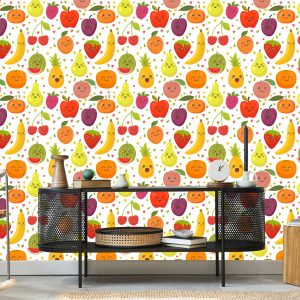Papier Peint Pour Les Enfants - Happy Sweet Fruits – Image 5
