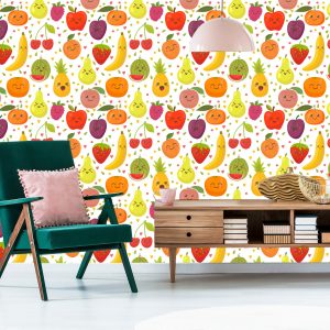 Papier Peint Pour Les Enfants - Happy Sweet Fruits – Image 6
