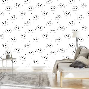 Papier Peint Pour Les Enfants - Pandas – Image 3