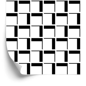 Papier Peint Plaid Géométrique 3D Pour Salon De Bureau – Image 2