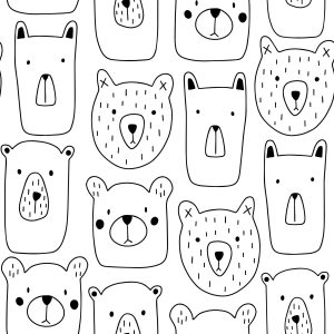 Papier Peint Pour Les Enfants - Ours – Image 1