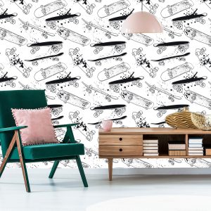 Papier Peint Planches À Roulettes Graffitis – Image 6