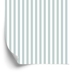 Papier Peint Blanc - Rayures Verticales Grises – Image 2