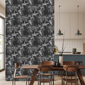 Papier Peint Chats Sauvages Et Palmiers – Image 4