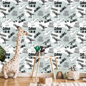 Papier Peint Les Dinosaures Animaux Pour La Chambre De Bébé – Image 5