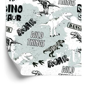 Papier Peint Les Dinosaures Animaux Pour La Chambre De Bébé – Image 2