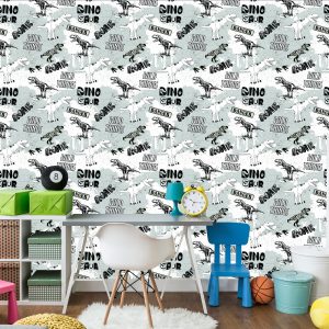 Papier Peint Les Dinosaures Animaux Pour La Chambre De Bébé – Image 4