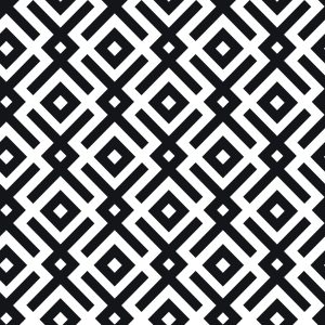 Papier Peint Motif Géométrique Noir Et Blanc – Image 1
