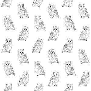 Papier Peint Chouettes Adorables – Image 1