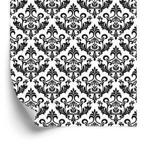 Papier Peint Ornements En Noir Et Blanc – Image 2