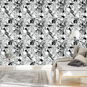 Papier Peint Graffiti À La Mode – Image 3