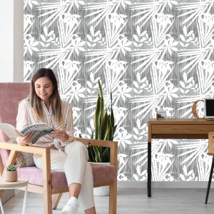 Papier Peint Feuilles Exotiques – Image 7