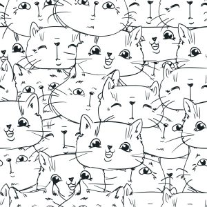 Papier Peint Pour Les Enfants - Petits Chats – Image 1