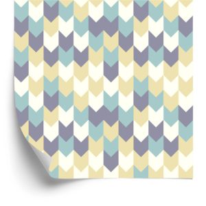 Papier Peint Motifs Géométriques Colorés – Image 2