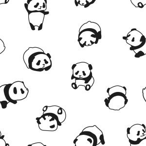 Papier Peint Adorables Pandas – Image 1