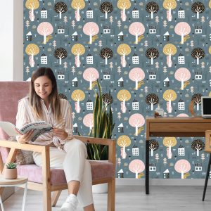 Papier Peint Plantes Arbre Ours En Peluche – Image 7