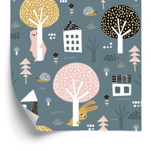 Papier Peint Plantes Arbre Ours En Peluche – Image 2