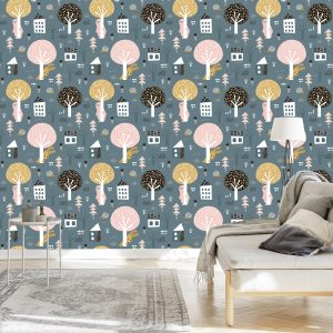 Papier Peint Plantes Arbre Ours En Peluche – Image 3