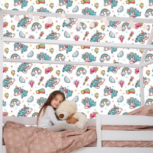 Papier Peint Pour Les Enfants - Licornes Magiques – Image 7