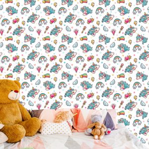 Papier Peint Pour Les Enfants - Licornes Magiques – Image 6