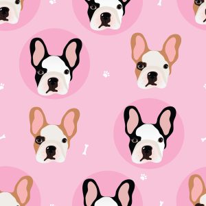 Papier Peint Pour Les Enfants - Chiens Et Pattes – Image 1