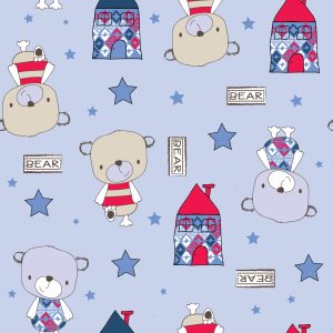 Papier Peint Cottages Star Teddies – Image 1