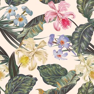 Papier Peint Fleurs Colorées – Image 1