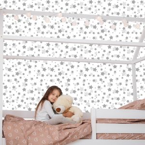 Papier Peint Pour Les Enfants - Stars In Shades Of Grey – Image 7