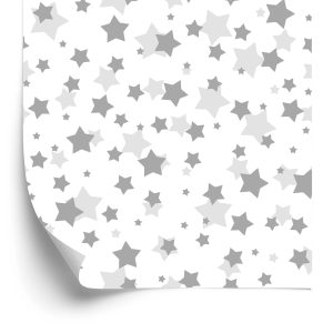 Papier Peint Pour Les Enfants - Stars In Shades Of Grey – Image 2