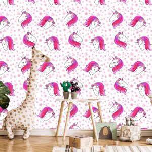 Papier Peint Pour Les Enfants - Licornes Endormies – Image 5