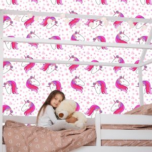 Papier Peint Pour Les Enfants - Licornes Endormies – Image 7