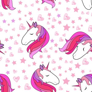 Papier Peint Pour Les Enfants - Licornes Endormies – Image 1