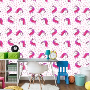 Papier Peint Pour Les Enfants - Licornes Endormies – Image 4