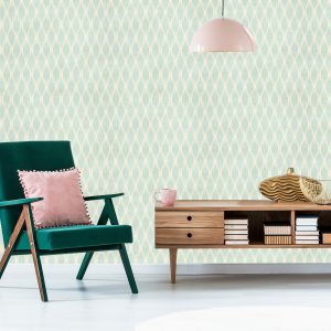 Papier Peint Motif Délicat Dans Un Style Rétro – Image 6