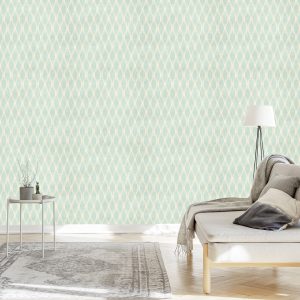 Papier Peint Motif Délicat Dans Un Style Rétro – Image 3