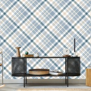 Papier Peint Treillis Optique 3D Pour Salon, Bureau – Image 5