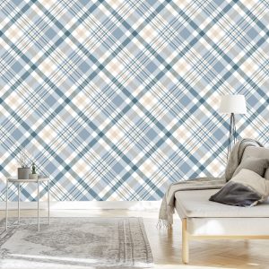 Papier Peint Treillis Optique 3D Pour Salon, Bureau – Image 3