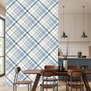 Papier Peint Treillis Optique 3D Pour Salon, Bureau – Image 4