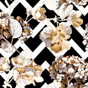 Papier Peint Fleurs D'hortensia – Image 1