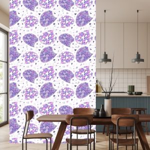 Papier Peint Pour Les Enfants Animaux De La Forêt Colorée Du Coeur – Image 4