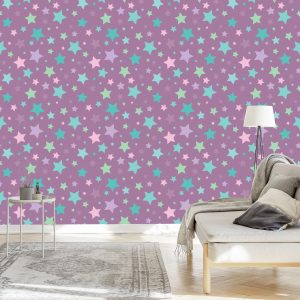 Papier Peint Pour Les Enfants - Belles Étoiles – Image 3