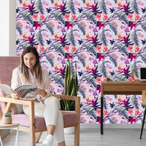 Papier Peint Fleurs Multicolores – Image 7